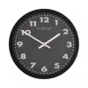 NeXtime klok 2906ma Mercure, Ø 25 cm, wand, zwart
