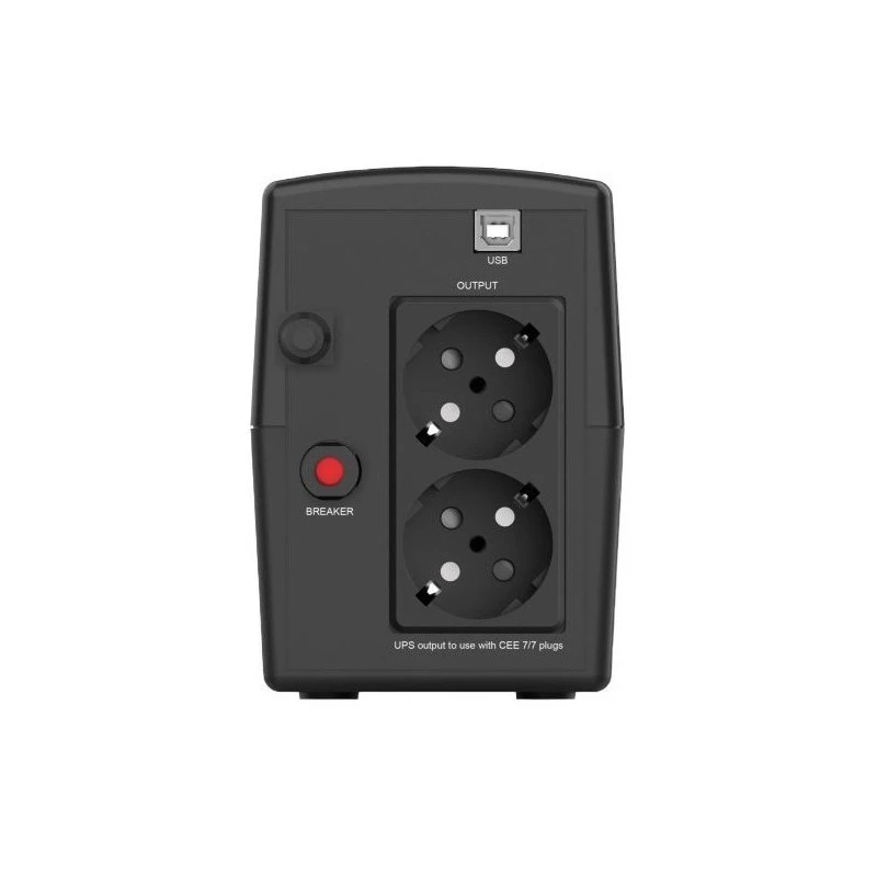 Infosec UPS X1+ 1000 back-upvoeding 1000VA, 500W, 2× FR/Schuko