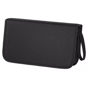 Hama nylon tas 104 cd's, 104 discs, zwart, nylon
