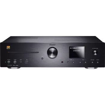 Stereo-receiver Magnat MC 400 — 2.0 kanalen, 40 W per kanaal, cd-speler, Wi-Fi, Bluetooth, DAB/FM, ethernet (zwart)