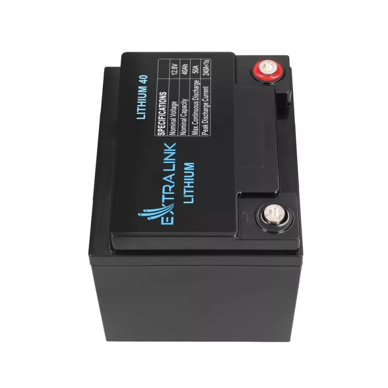 Extralink accu LiFePO4 40AH 12,8 V BMS batterij 40000 mAh