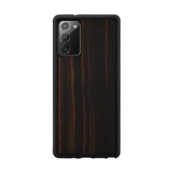 Beschermhoes Man and Wood voor Samsung Galaxy Note 20 — ebbenhout zwart