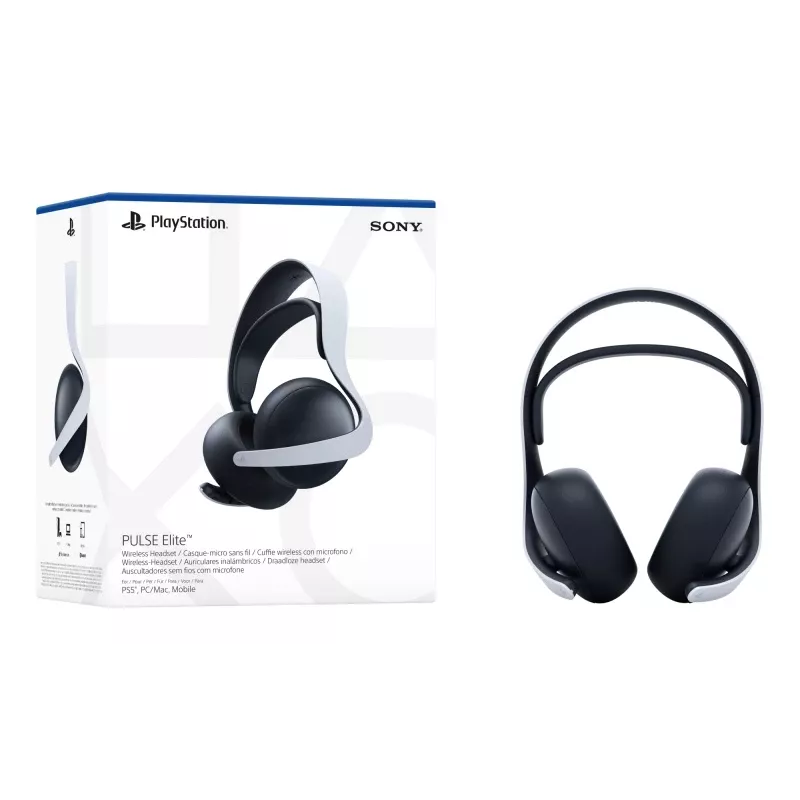 Sony PULSE Elite headset bedraad & draadloos hoofdband gaming Bluetooth laadstation zwart, wit