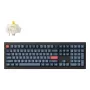 Toetsenbord Keychron V6 Max Full-size (100%) RF draadloos + Bluetooth mechanisch RGB zwart/grijs