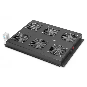 Digitus DN-19 FAN-6-SRV-B product zwart