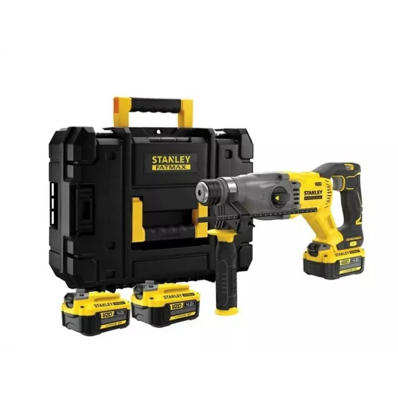 STANLEY Boormachine SDS+ 18V V20 2x4Ah KUFER