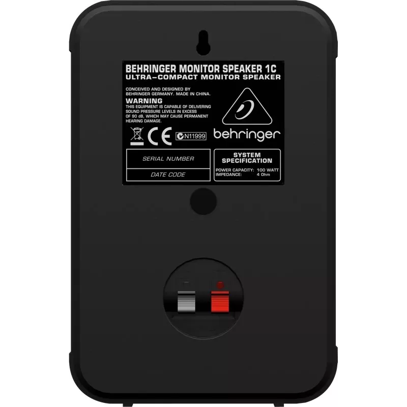 2-weg luidspreker Behringer 1C-BK 100 W