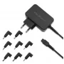 Voeding QOLTEC universeel 30W met 8 verwisselbare stekkers