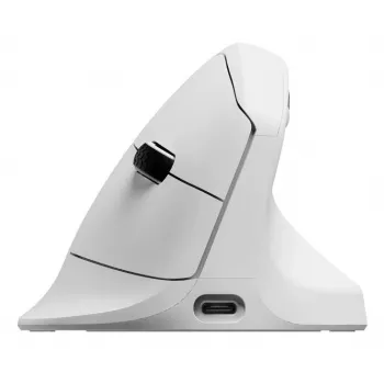 Keychron M5 8K wit (M5-A24) mechanische muis bekabeld/draadloos, compact ontwerp