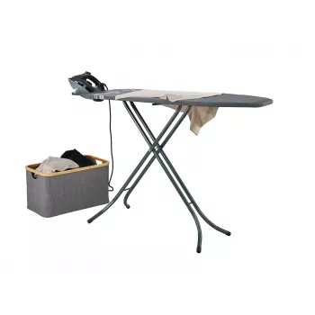 Strijkplank volledig formaat Leifheit 72486 — blad 1200 x 380 mm, hoogte 690–880 mm, gewicht 4,6 kg