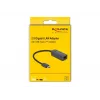 Adapter USB Type-C stekker naar 2,5 Gigabit LAN compact DeLOCK 66645