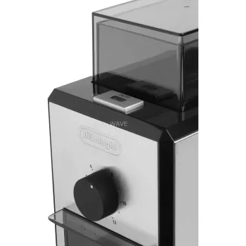 Koffiemolen De’Longhi KG89 — 120 g bonencapaciteit, 110 W, 12 kopjes, roestvrijstaal-kunststof behuizing