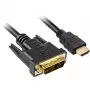 Sharkoon adapterkabel - single link - HDMI mannelijk naar DVI-D mannelijk