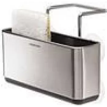 simplehuman gootsteenplateau, smal, geborsteld roestvrij staal (KT1134)