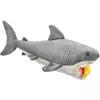 Knuffel Schmidt Spiele The White Shark pluchen figuur, model 42841, stoffen dier