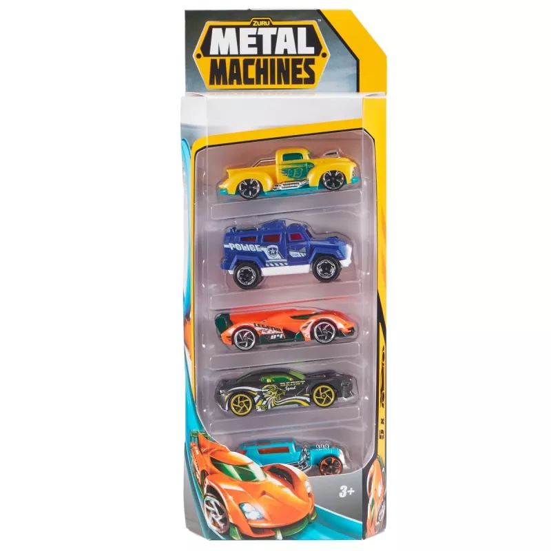 Zuru Metal Machines metalen spuitgietauto's (5 st.) 1:64, serie 2, assorti