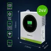 Off-grid solar omvormer QOLTEC 3500W model 53864 voor standalone fotovoltaïsche systemen