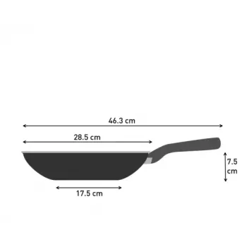 Wokpan Tefal So Light 28 cm — inductie, antiaanbaklaag, licht