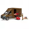 Bestelwagenmodel BRUDER 02678 voorgemonteerd 1:16