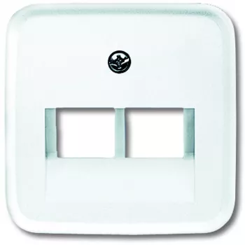 Busch-Jaeger 1753-0-8402 - wit - mat - universeel - 0214 - 0215 - 0220/12-507 - 0221/12-507 - 0218 - 0217 (1803-02-214)