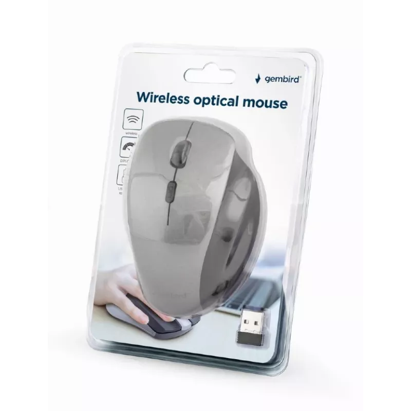 Optische muis Gembird MUSW-6B-02-BG USB