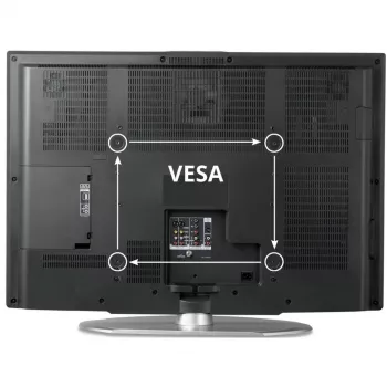 Wentronic Goobay VESA-adapter voor tv-muurbeugel, zwart - voor het uitbreiden van de VESA-maten van een tv-muurbeugel (63267)