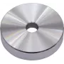 Omnitronic Puck Middenstuk voor vinyl singles, aluminium, zilver