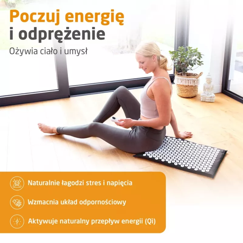 Medisana MM 100 acupressuurmat met verwarmingsfunctie