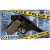 Metalen speelgoedpolitierevolver Gonher 8-schots, metalen constructie, model 258441
