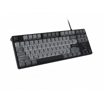 NATEC Fury gaming-toetsenbord Kanabo K2 US wit verlicht mechanisch zwart-grijs