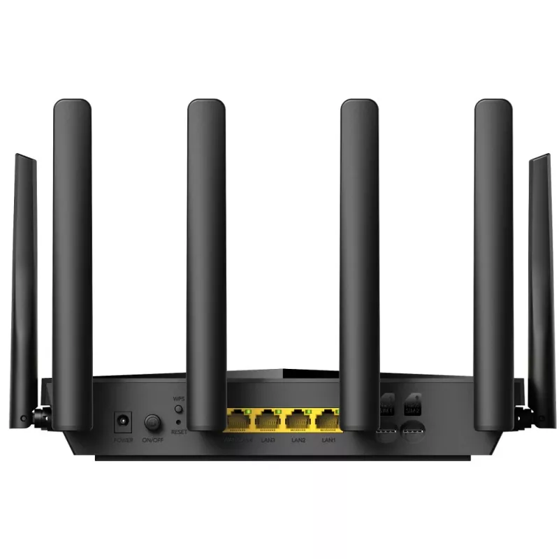 Cudy LT18 draadloze router Gigabit Ethernet dual-band (2,4 GHz / 5 GHz) 4G zwart