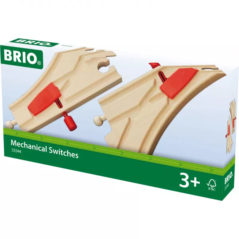 BRIO 33344 wisseldeel, 2 stuks, rood