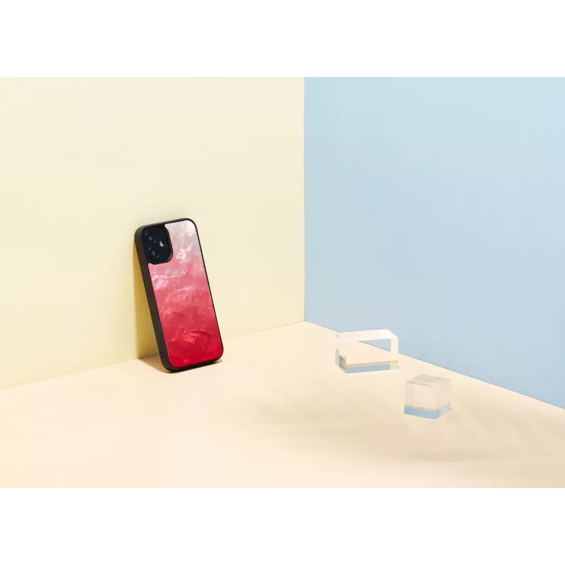 Hoes iKins voor Apple iPhone 12 mini — Pink Lake met zwarte accenten