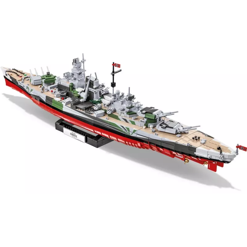 COBI 4839 Historical Collection bouwblokkenset slagschip Tirpitz, 2810 elementen, 1:300