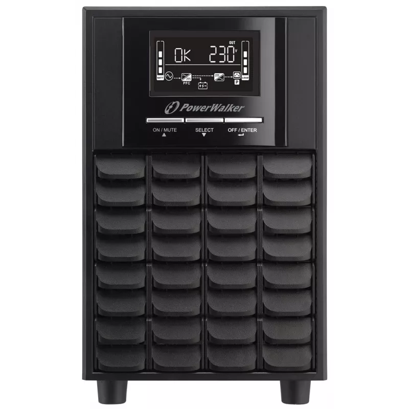 Noodstroomvoeding PowerWalker VI 1100 CW FR, Line-Interactive, 1,1 kVA (770 W), LCD, EPO, RS-232