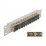 Glasvezel-patchpaneel DeLOCK 10 inch 12 poort SC Duplex beige 1HE grijs