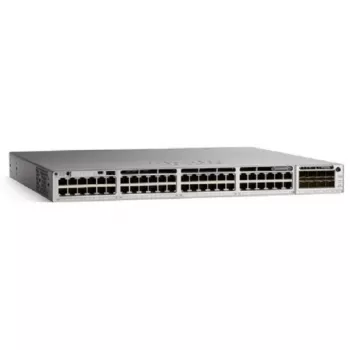 Catalyst 9300 48-poorts (12 mGig, 36 2,5 Gbit/s) Network Essentials, 1 voeding