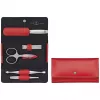 ZWILLING Twinox 97092-002-0 manicure-reisset, rood lederen etui, 5-delig