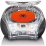 Draagbare radio met cd-speler Lenco SCD-24TR — FM, 4W uitgang, LCD, telescoopantenne, net-/batterijvoeding, 6×C-batterijen
