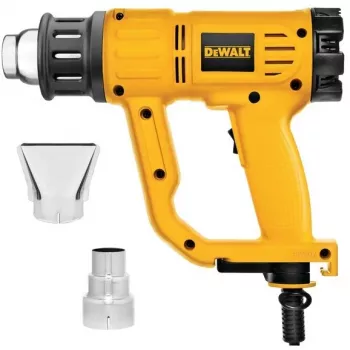 Heteluchtpistool DeWalt D26411 — 1800 W, pistoolgreep, max. 600 °C, 450 l/min luchtstroom, geel
