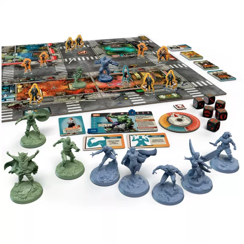Bordspel Asmodee Marvel Zombies Heroes' Resistance — coöperatieve miniaturen Zombicide-crossover