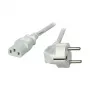 EFB-Elektronik netkabel randaardestekker 90° - C13 180°, grijs, 3,0 m, 3 x 1,00 mm² fabrikant: EFB Elektronik (EK501.3V2)