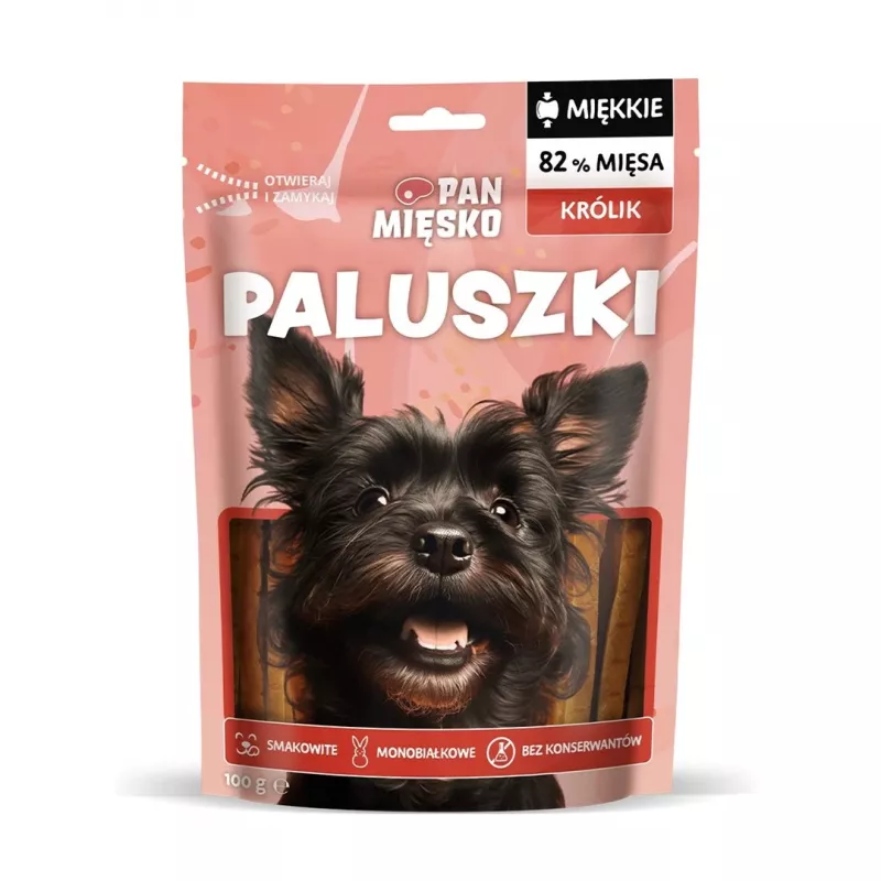 Hondensnack Pan Mięsko Rabbit Sticks 100 g