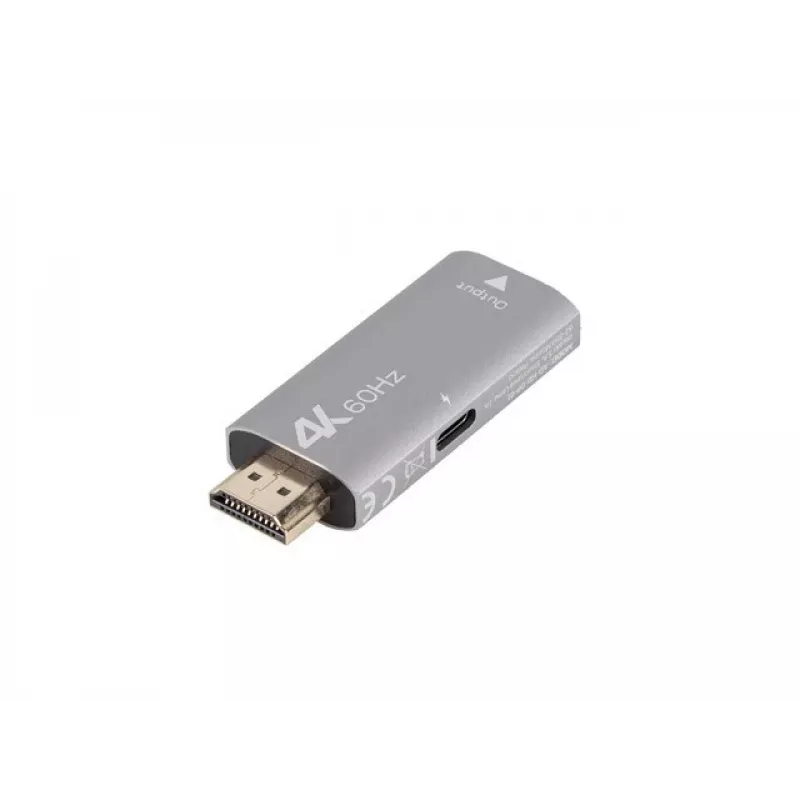 Videokabel-adapter Lanberg AD-HD-DP-01 HDMI Type-A DisplayPort zilver