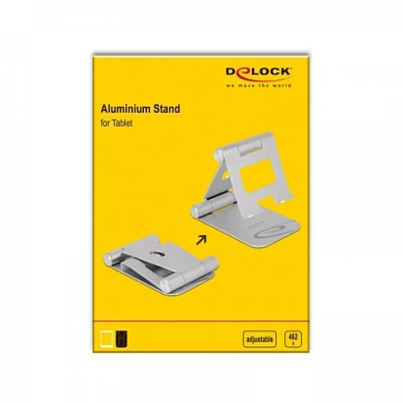 Actieve houder DeLOCK 18433 tablet/UMPC zilver bureaugebruik