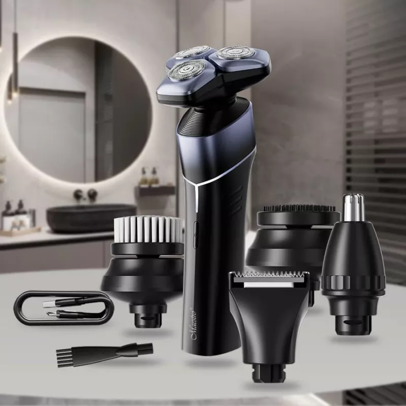 Elektrische 5-in-1 oplaadbare waterdichte scheerset Maestro MR-675 met USB-oplaadfunctie
