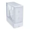 Midi-Tower-PC-behuizing Lian Li LANCOOL 207 — wit, transparant paneel, ondersteunt ATX/MicroATX/MiniITX, geen voeding