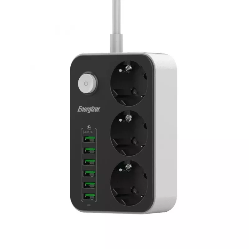 Draagbare powerbank Energizer EPB2500W01EU 2500 mAh USB-uitgang compacte oplader