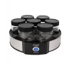 Yoghurtmaker Adler AD 4476 — 7 glazen, 42 °C, 20 W, grijs/zwart/transparant