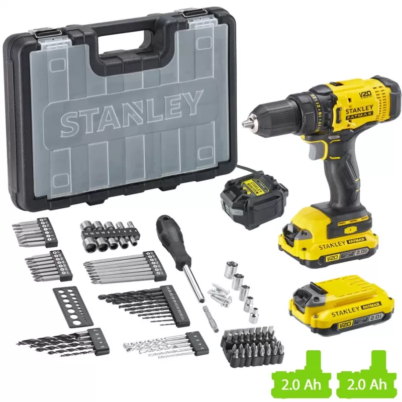STANLEY SFMCD700D2A-QW 20V boorschroevendraaier